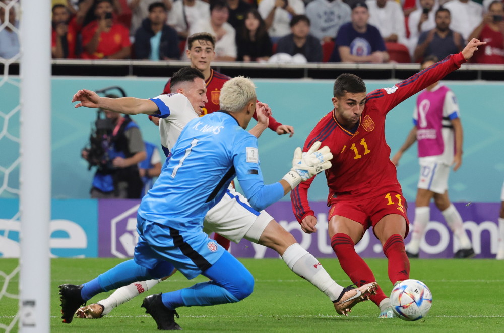 哥斯达黎加女队与奥地利队对抗